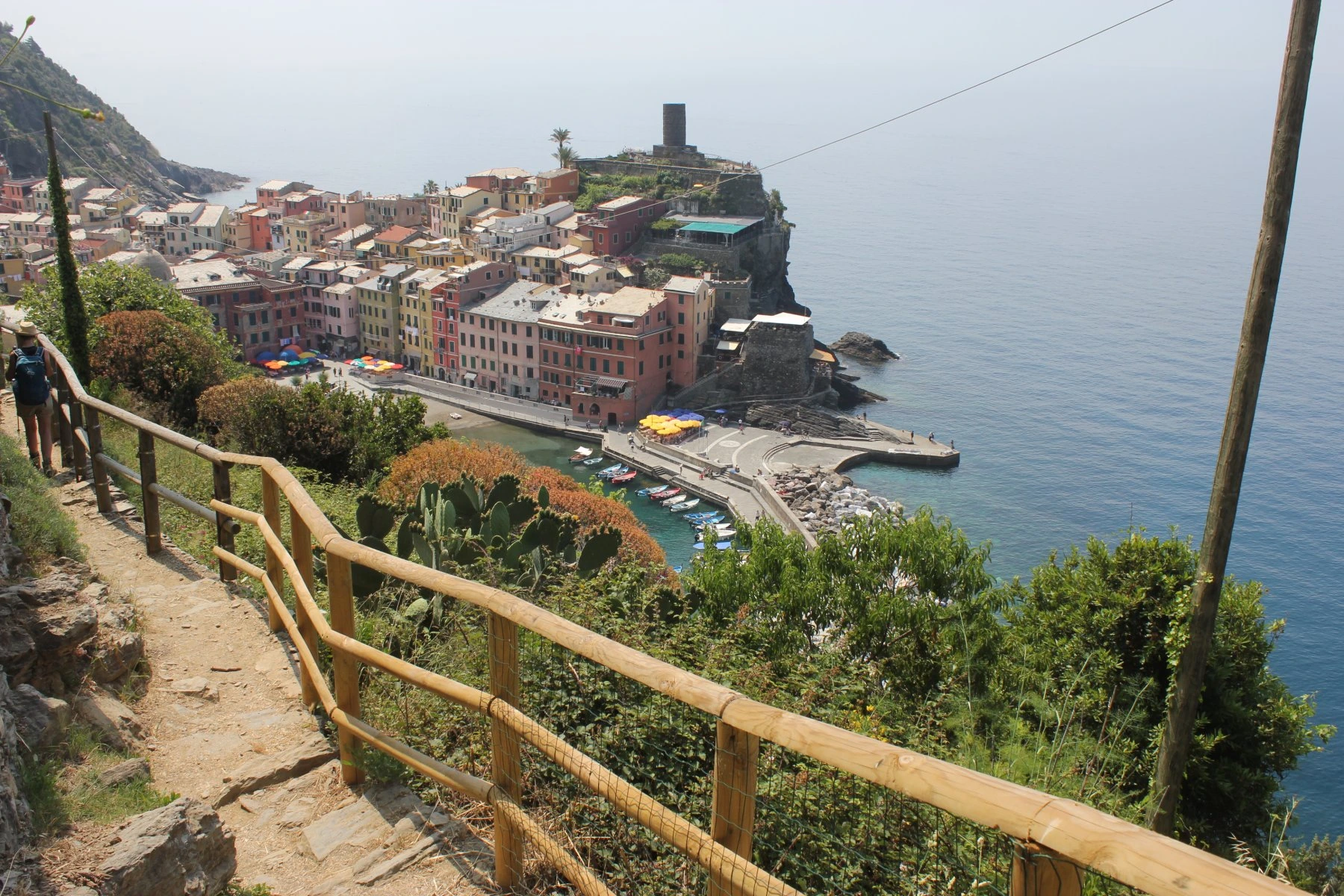 Tryatrip Cinque Terre Vernazza dal sentiero
